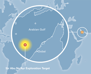 Sir Abu Nu'Ayr Island Project Location